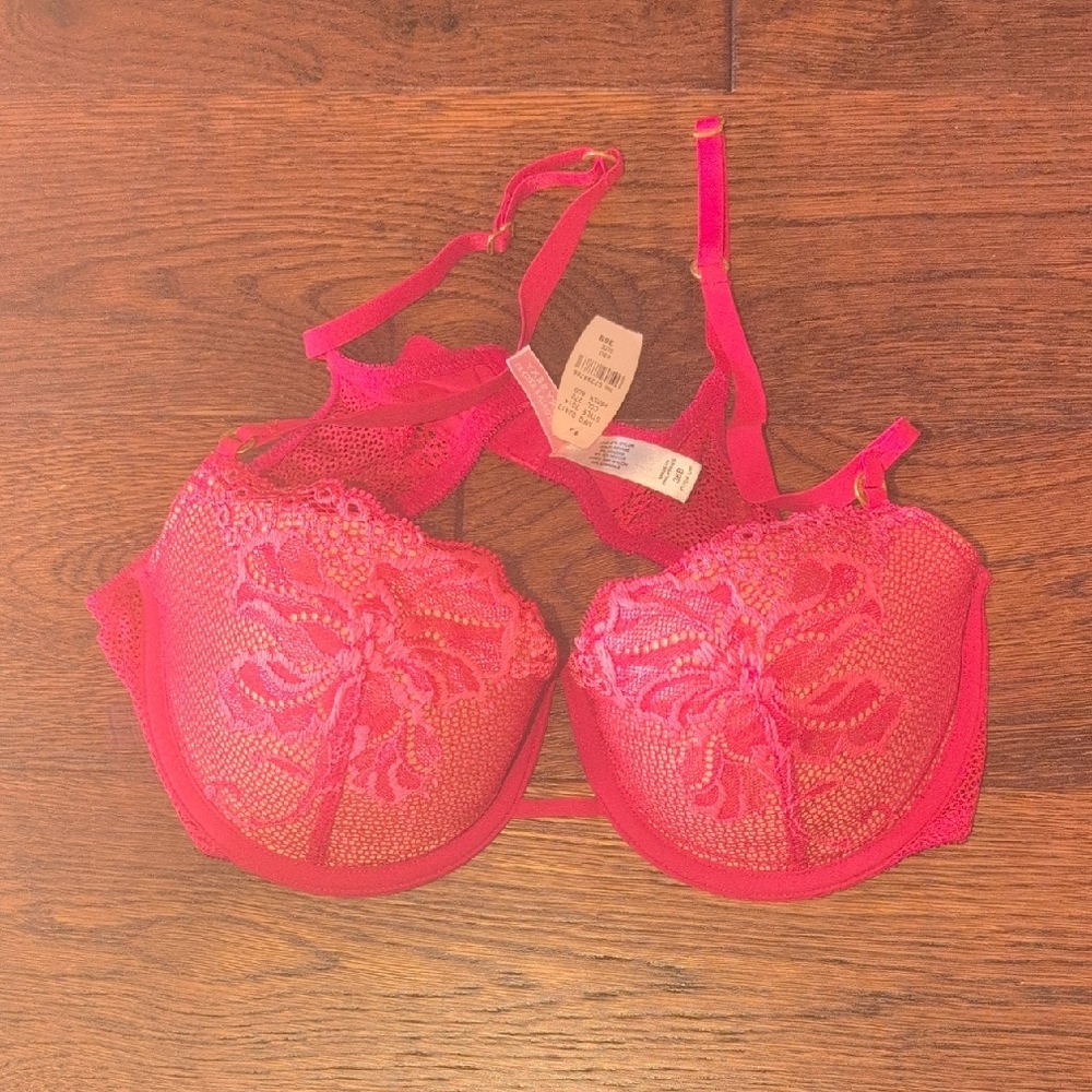 Victoria's Secret Red Lace Underwire Bra